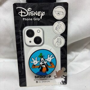 Disney Goofy SpinPop Phone Grip - Blue and Orange- kickstand and fidget friendly
